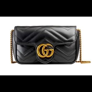GG Marmont matelassé leather super mini bag